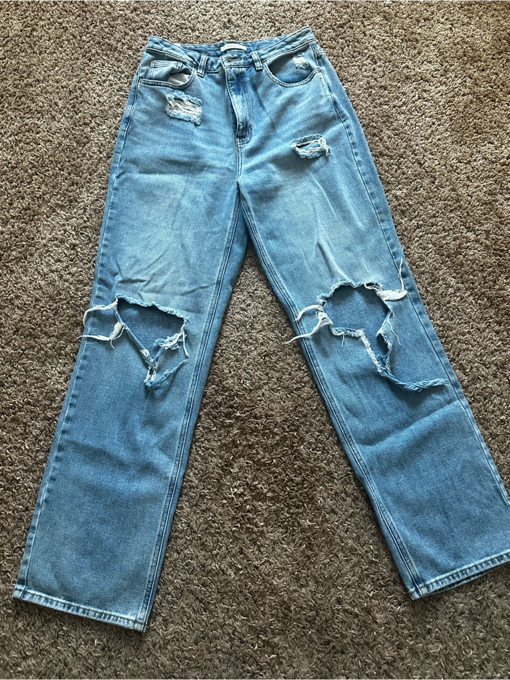 Pacsun 90’s Boyfriend Light Wash Distressed Jeans